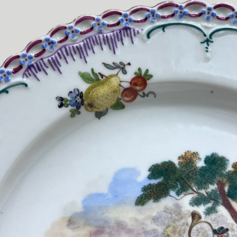 ​Парные тарелки со сценами охоты, Германия, КРМ, XIX век